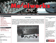 Tablet Screenshot of metalworkscnc.com